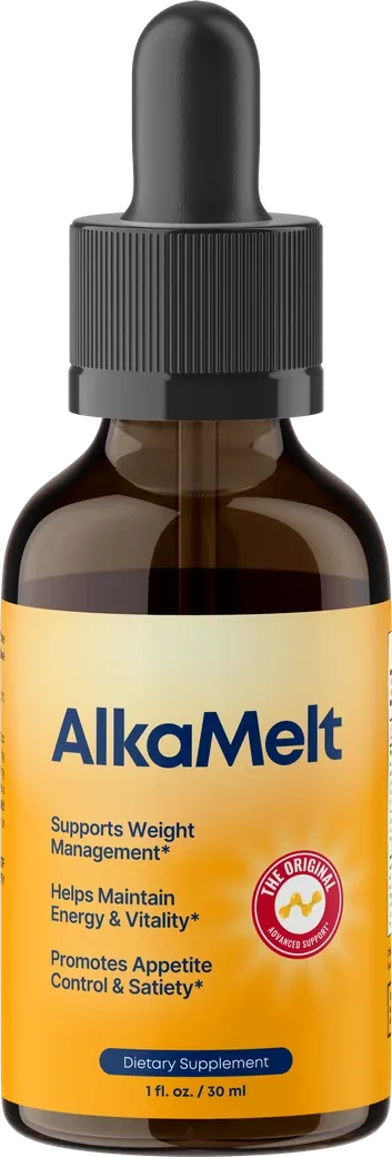 Single 1 fl oz bottle of AlkaMelt drops