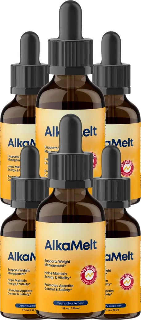 AlkaMelt drops, 6-bottle bundle